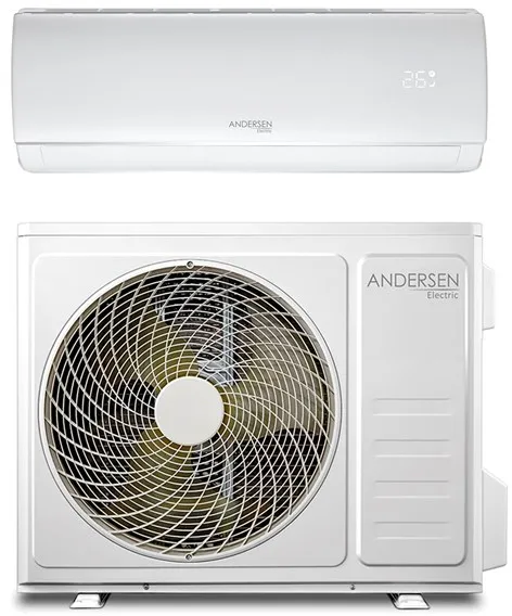 Andersen Electric AE 9000 luft/luft varmepumpe med WiFi, 3,4 kW, 5-63 m², hvid